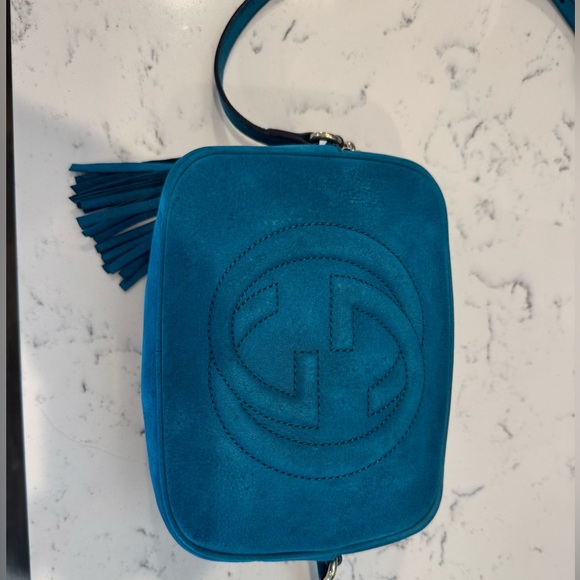 Gucci Blue Crossbody Bag w/CoA - Picture 2 of 5
